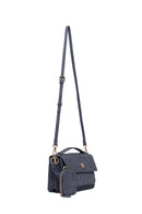 Woman Anthracite Long-Strap Fabric Crossbody Bag | Derimod