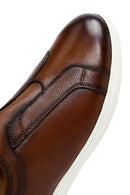 Men's Brown Leather Sneaker | Derimod