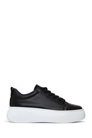 Kadın Siyah Bağcıklı Kalın Tabanlı Sneaker | Derimod