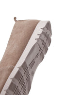 Women's Mink Suede Leather Comfort Loafer | Derimod