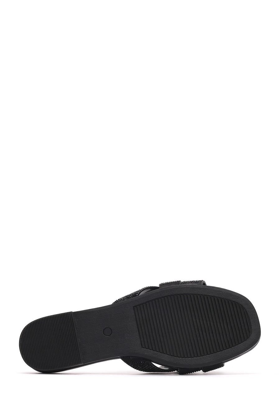 Women's Black Stone Slippers