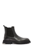 Men's Black Leather Chelsea Boots | Derimod