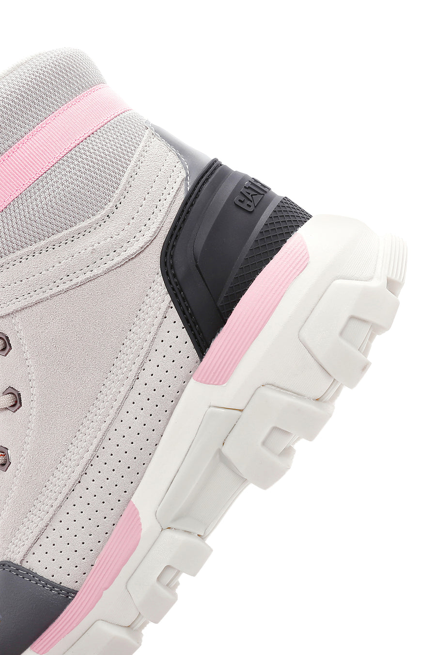 Caterpillar Women's Beige Leather Sports Boots