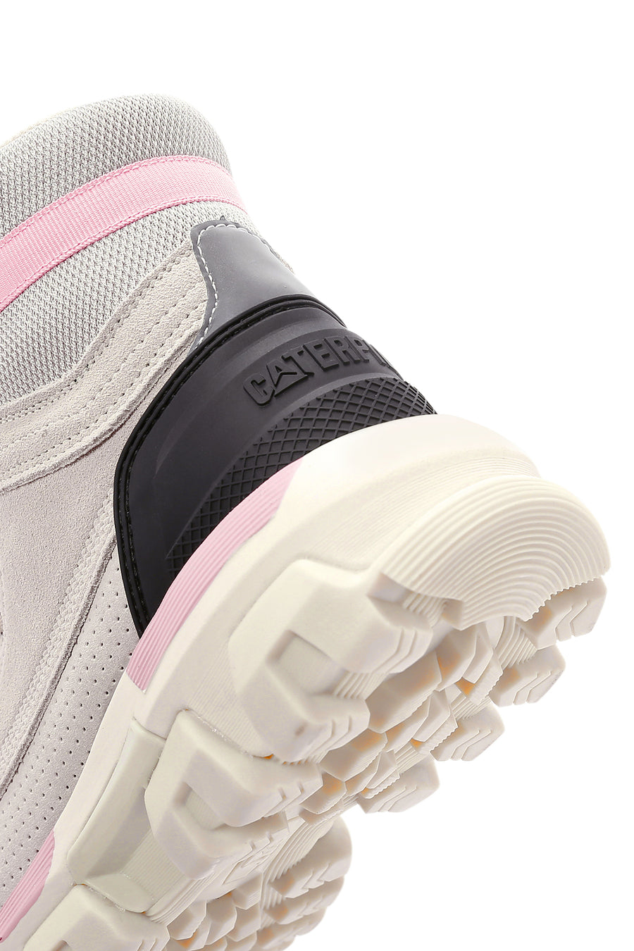 Caterpillar Women's Beige Leather Sports Boots