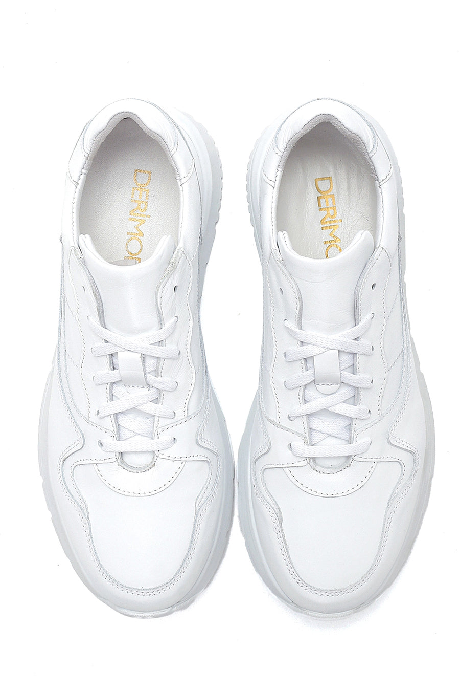Men's White Leather Sneaker