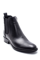Women's Leather Quilted Detailed Chelsea Boots | Derimod