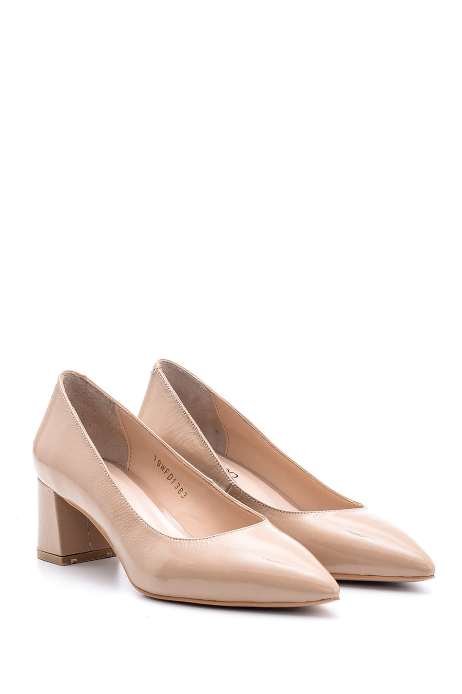 Women's Heeled Patent Leather Shoes