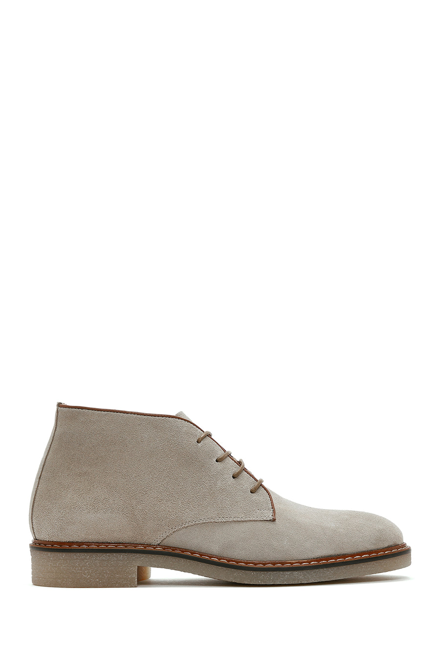 Men's Mink Suede Leather Classic Boots 23WFD631810 | Derimod