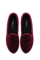 Kadın Bordo Kumaş Loafer | Derimod