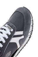 Harley Davidson Erkek Chevelle Gri Süet Detaylı Sneaker | Derimod