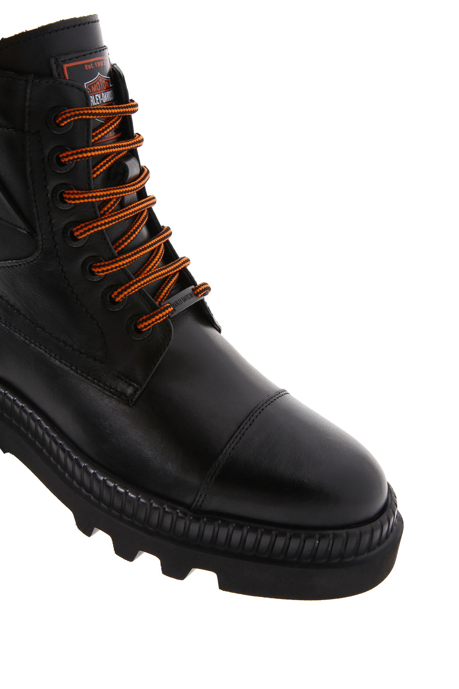 Harley Davidson Erkek Siyah Jordan Deri Postal Bot