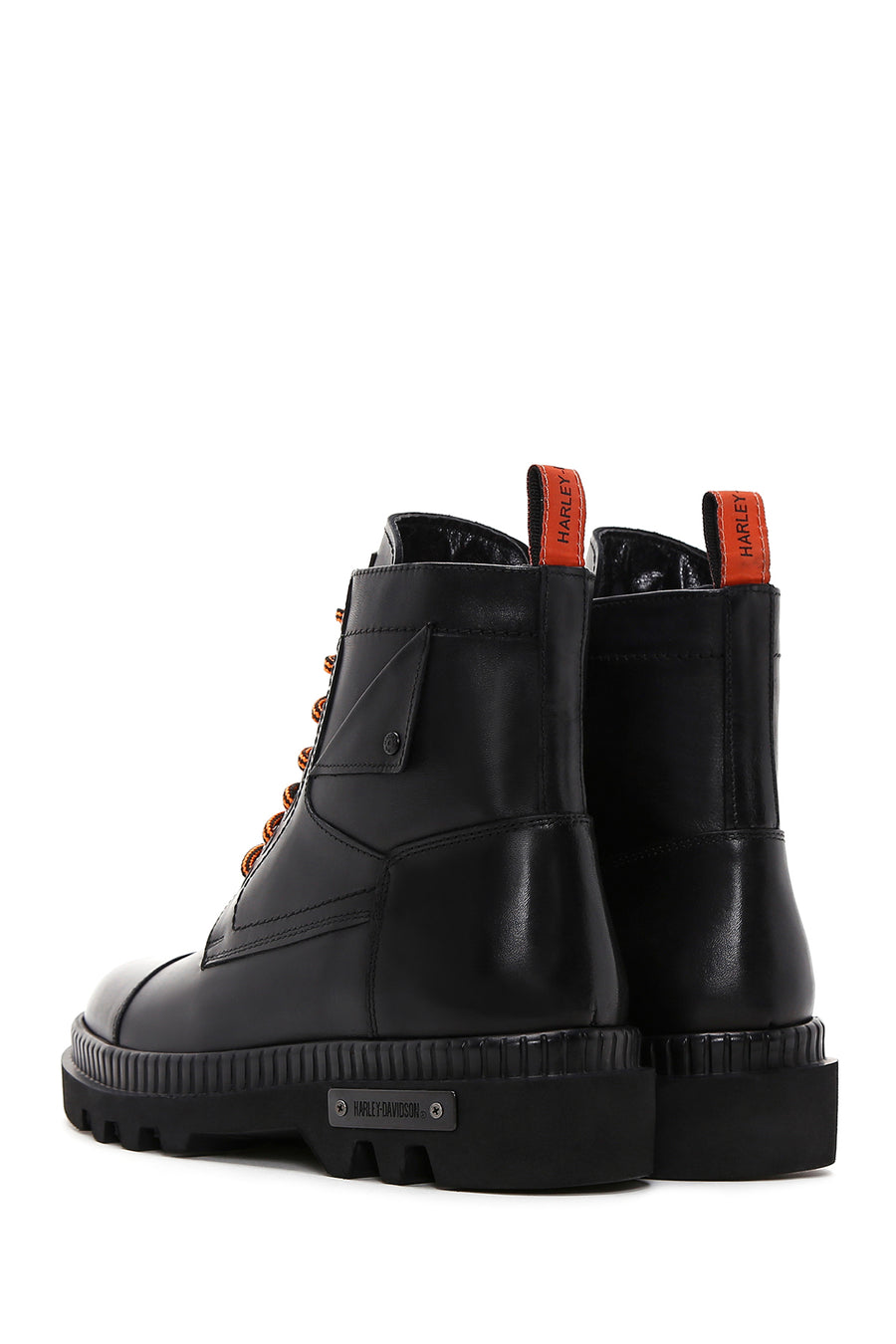 Harley Davidson Erkek Siyah Jordan Deri Postal Bot
