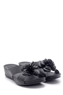 Women's Flower Detailed Slippers | Derimod