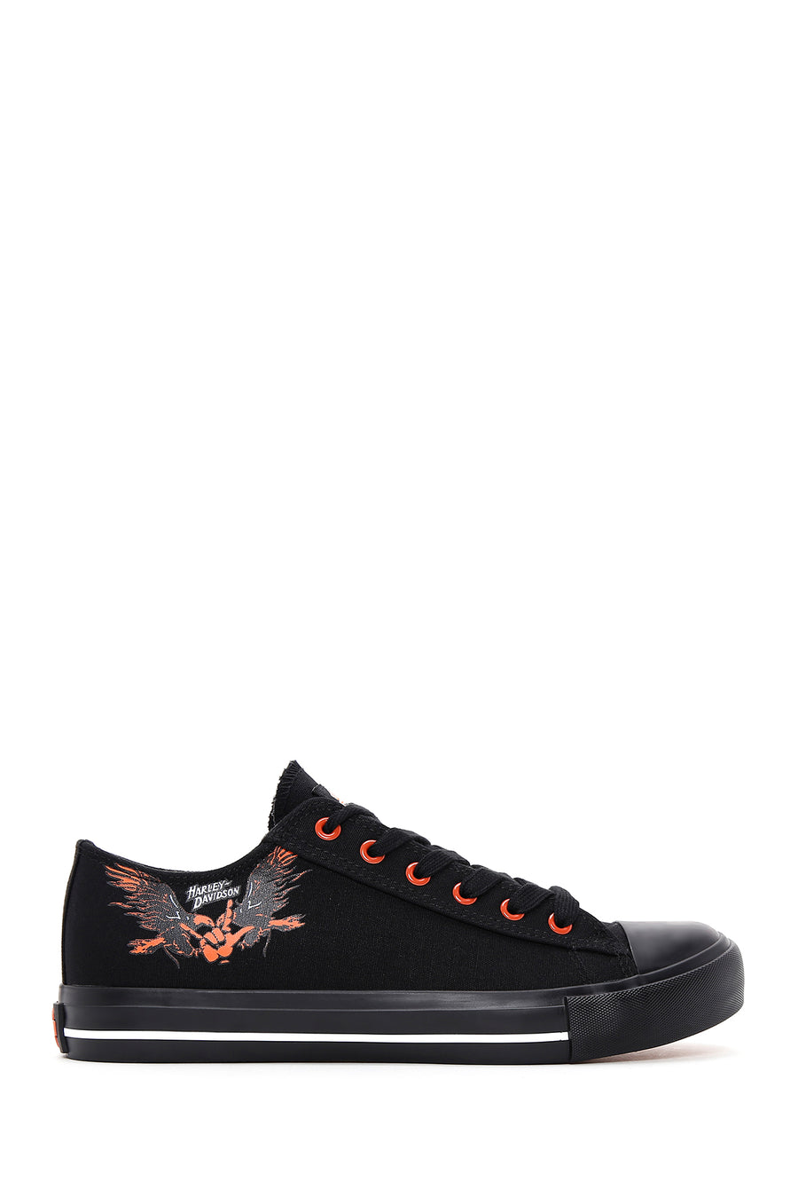 Harley Davidson Erkek Siyah Peoria Sneaker 023M100363 | Derimod