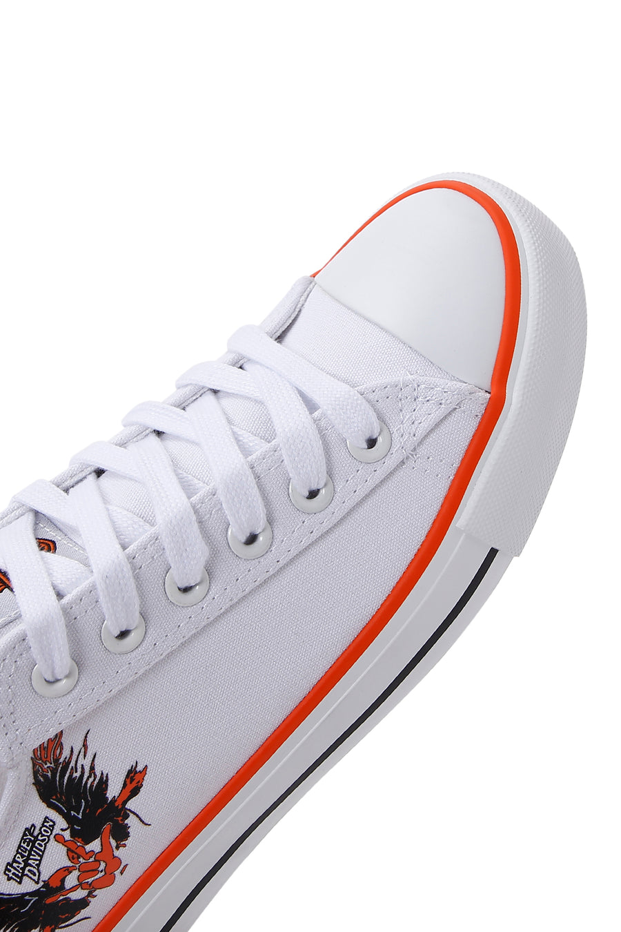 Harley Davidson Kadın Beyaz Sneaker