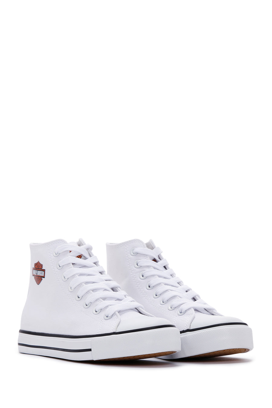 Harley Davidson Kadın Beyaz Pittsburgh Bilekli Sneaker