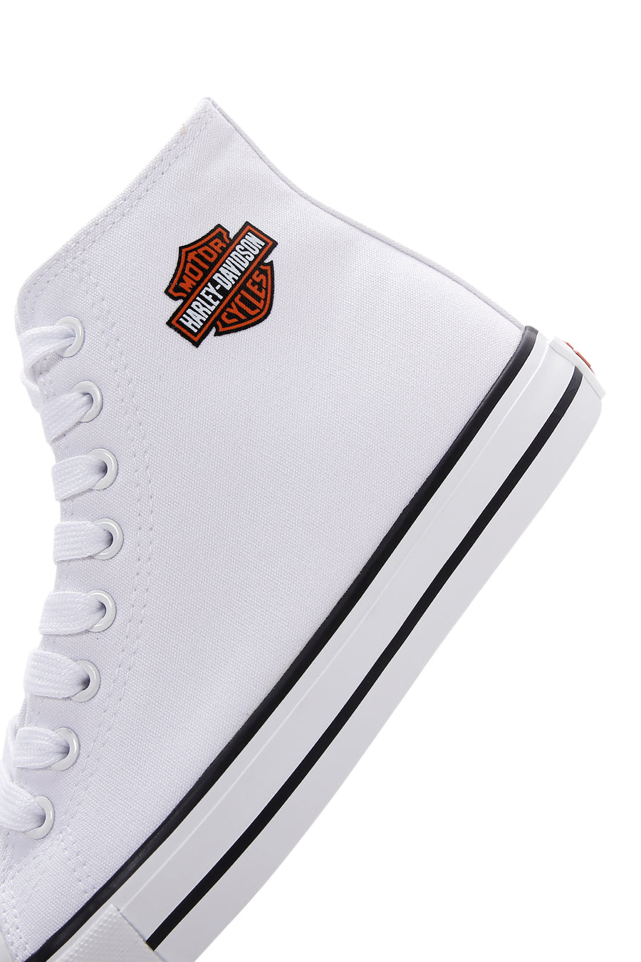 Harley Davidson Kadın Beyaz Pittsburgh Bilekli Sneaker