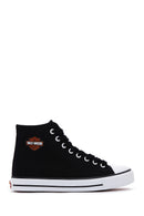 Harley Davidson Women's Black Pittsburgh High Top Sneaker | Derimod