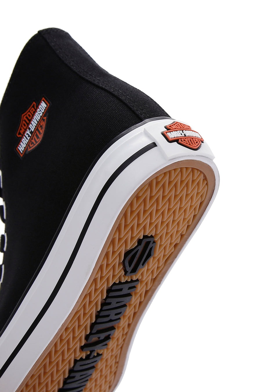 Harley Davidson Women's Black Pittsburgh High Top Sneaker