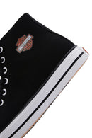 Harley Davidson Women's Black Pittsburgh High Top Sneaker | Derimod