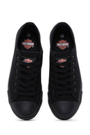 Harley Davidson Kadın Siyah Ontario Kumaş Sneaker | Derimod