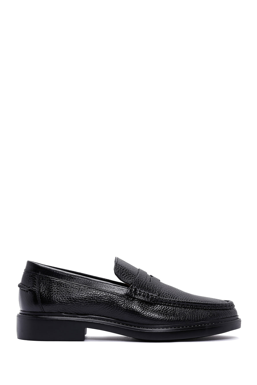 Erkek Siyah Deri Casual Loafer 23WFD6758FT | Derimod