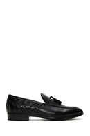 Erkek Deri Örgü Detaylı Klasik Loafer | Derimod