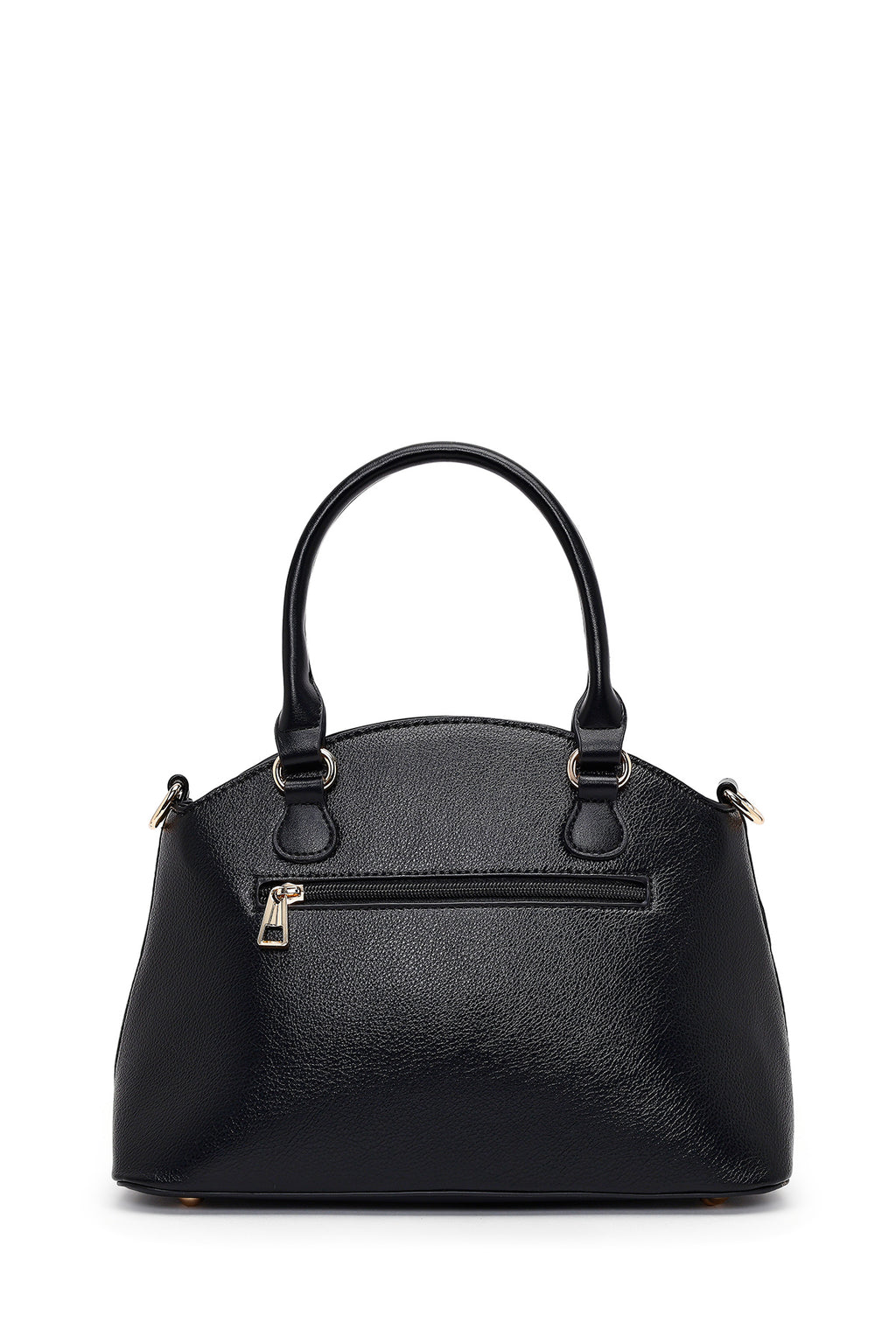 Kadın Siyah Uzun Askılı Aksesuarlı Kol Çantası