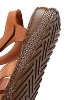 Kadın Taba Deri Comfort Sandalet | Derimod