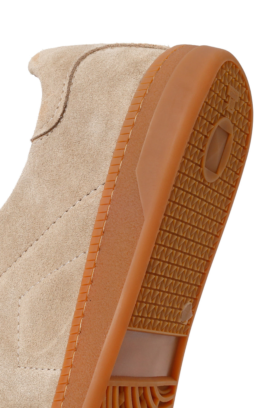 Male Beige Lace-up Suede Leather Sneaker
