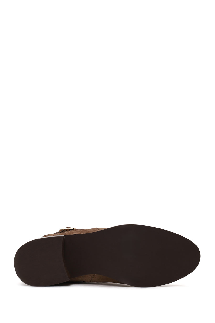 Woman Mink Zip Closure Suede Boots