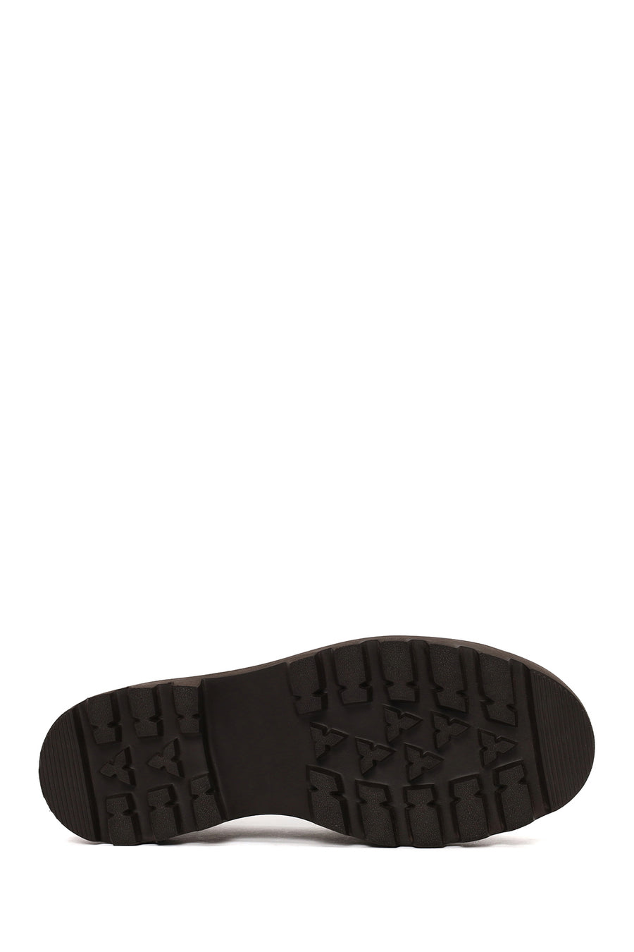 Woman Brown Thick-Soled Tassel Suede Loafer