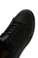 Erkek Siyah Nubuk Deri Sneaker | Derimod