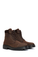 Men's Leather Nubuck Boots | Derimod