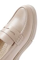 Women's Mink Leather Comfort Loafer | Derimod