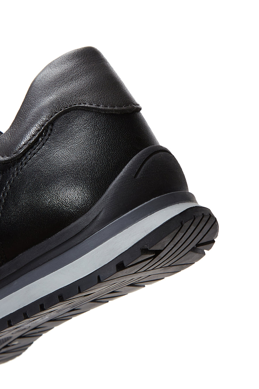 Erkek Siyah Deri Casual Sneaker