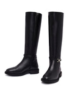 Woman Black Zip Closure Boot | Derimod