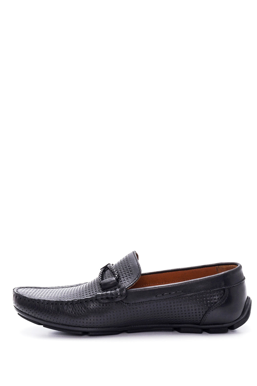 Erkek Deri Baskılı Loafer