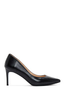 Kadın Siyah Deri Stiletto | Derimod