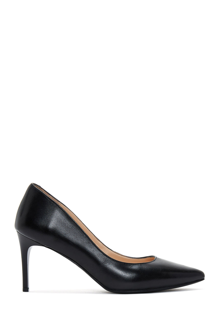 Kadın Siyah Deri Stiletto 23WFD160218 | Derimod