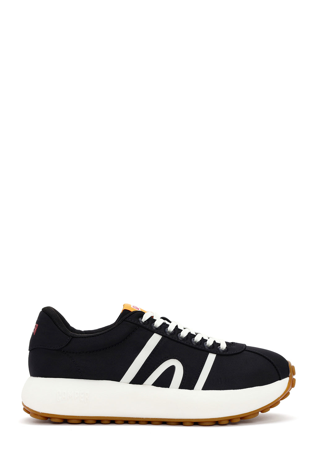 Camper Erkek Siyah Pelotas Athens Bağcıklı Kumaş Sneaker