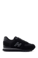 Hammer Jack Erkek Siyah-Füme Peru Süet Deri Sneaker | Derimod