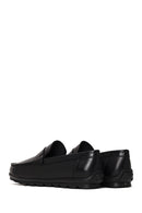 Erkek Siyah Deri Casual Loafer | Derimod