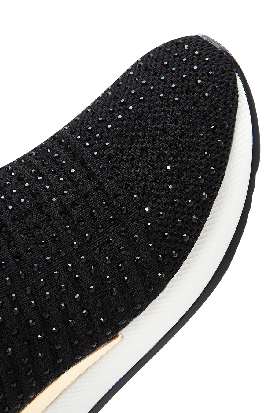 Kadın Siyah Taşlı Sneaker