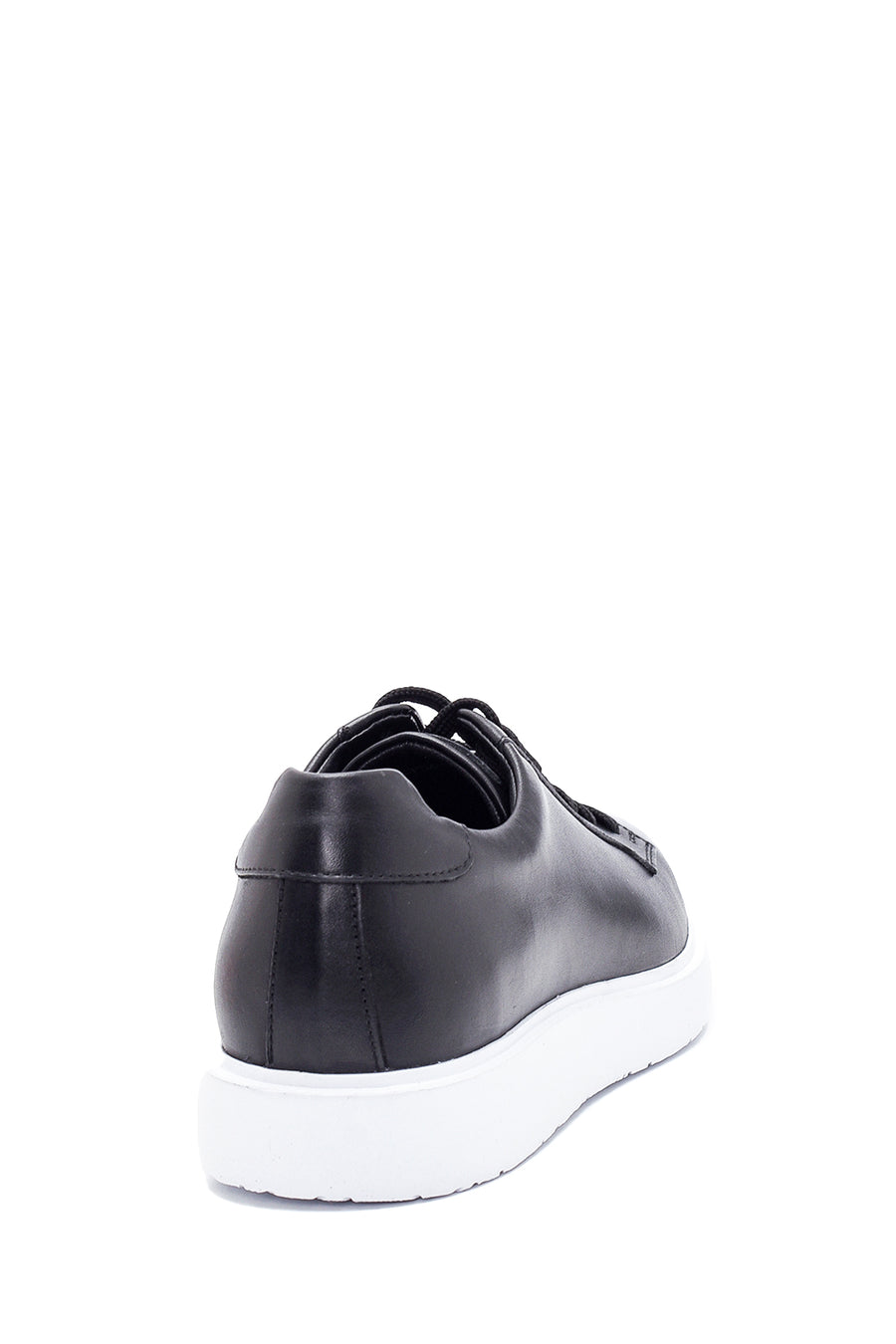Erkek Siyah Deri Sneaker
