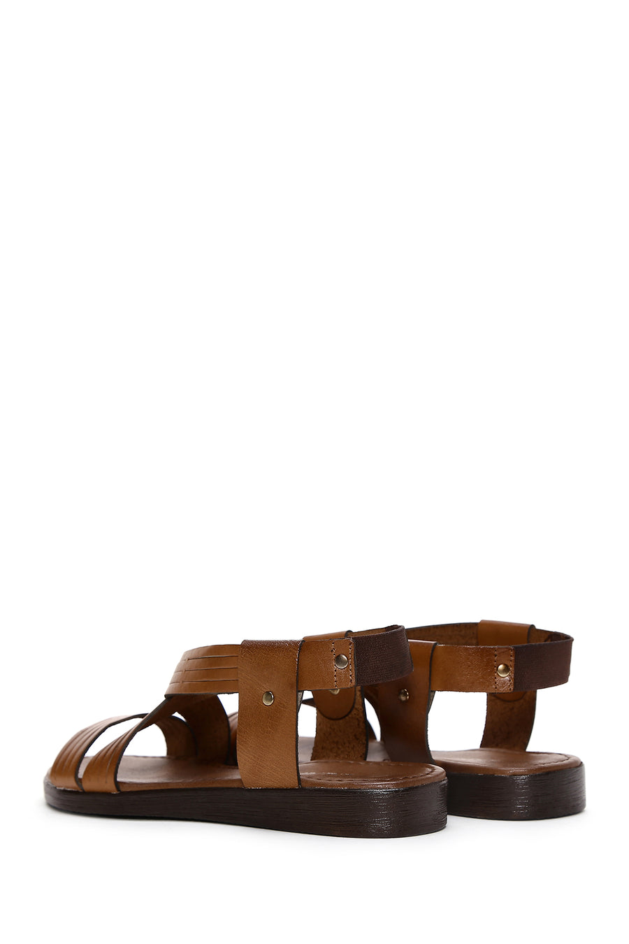 Women's Tan Leather Bodrum Sandals