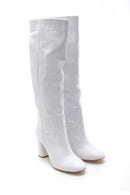 Women's Leather Heeled Boots | Derimod