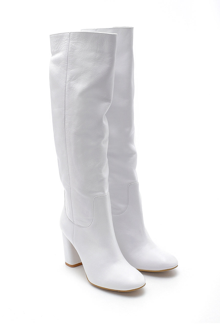 Women's Leather Heeled Boots