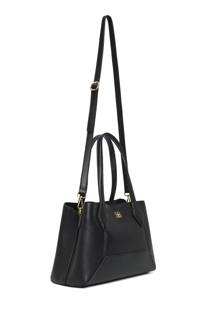 Women's Black Long Strap Classic Shoulder Bag