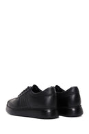 Erkek Siyah Deri Casual Sneaker | Derimod